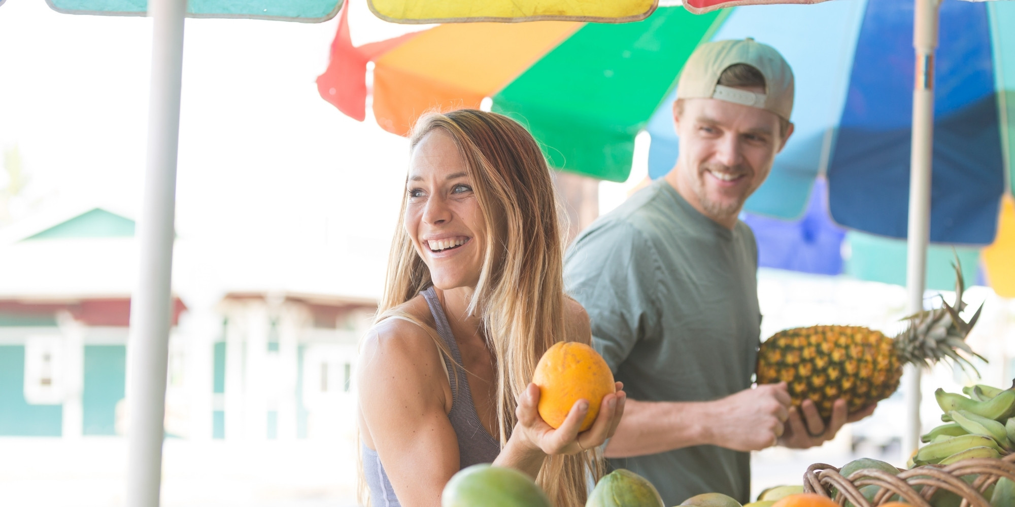 Market produce bought with cash from Hawaii's best ATM services provider